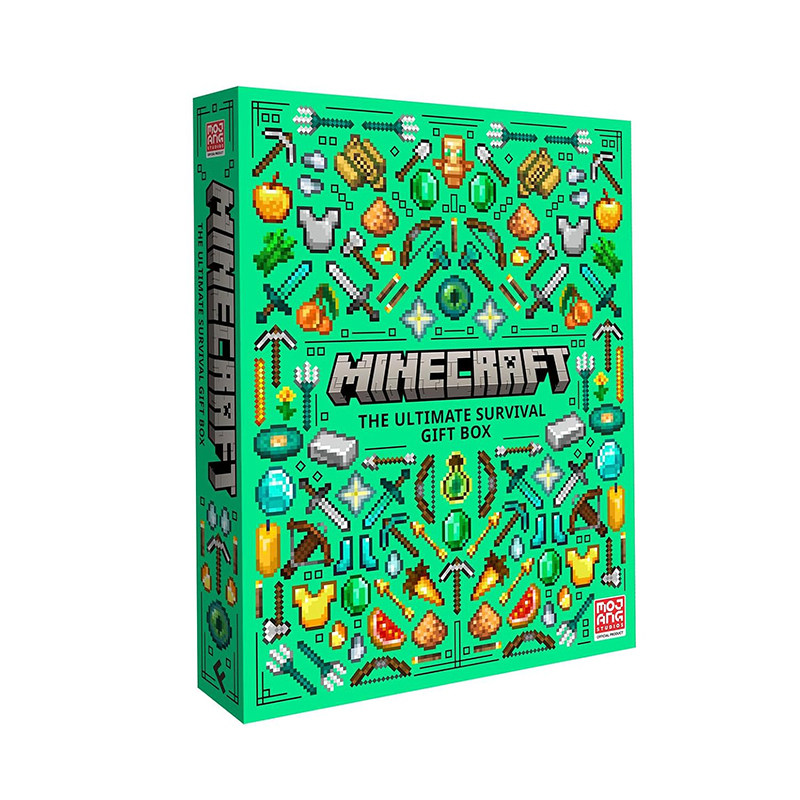 预售 英文原版 MC我的世界 Minecraft The Ultimate Survival Gift Box 生存礼盒 内含迷你书 模型 宣传海报 26年新品