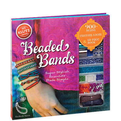 英文原版 Klutz Beaded Bands 儿童创意手链 串珠饰品制作 DIY工具包