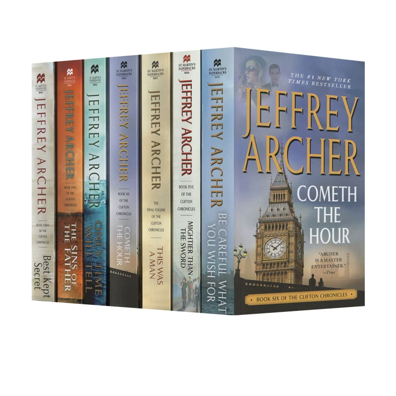 «English Original The Clifton Chronicles Cleveton Chronicles Series 6 Bolt Set Literary Inference Novel Extra -Class Interests Read Jeffrey Archer Jeffrian»