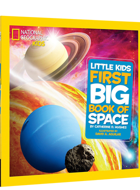 英文原版 National Geographic 美国儿童国家地理科普书 Little Kids First Big Book of Space 太空 儿童百科 英语辅导训练