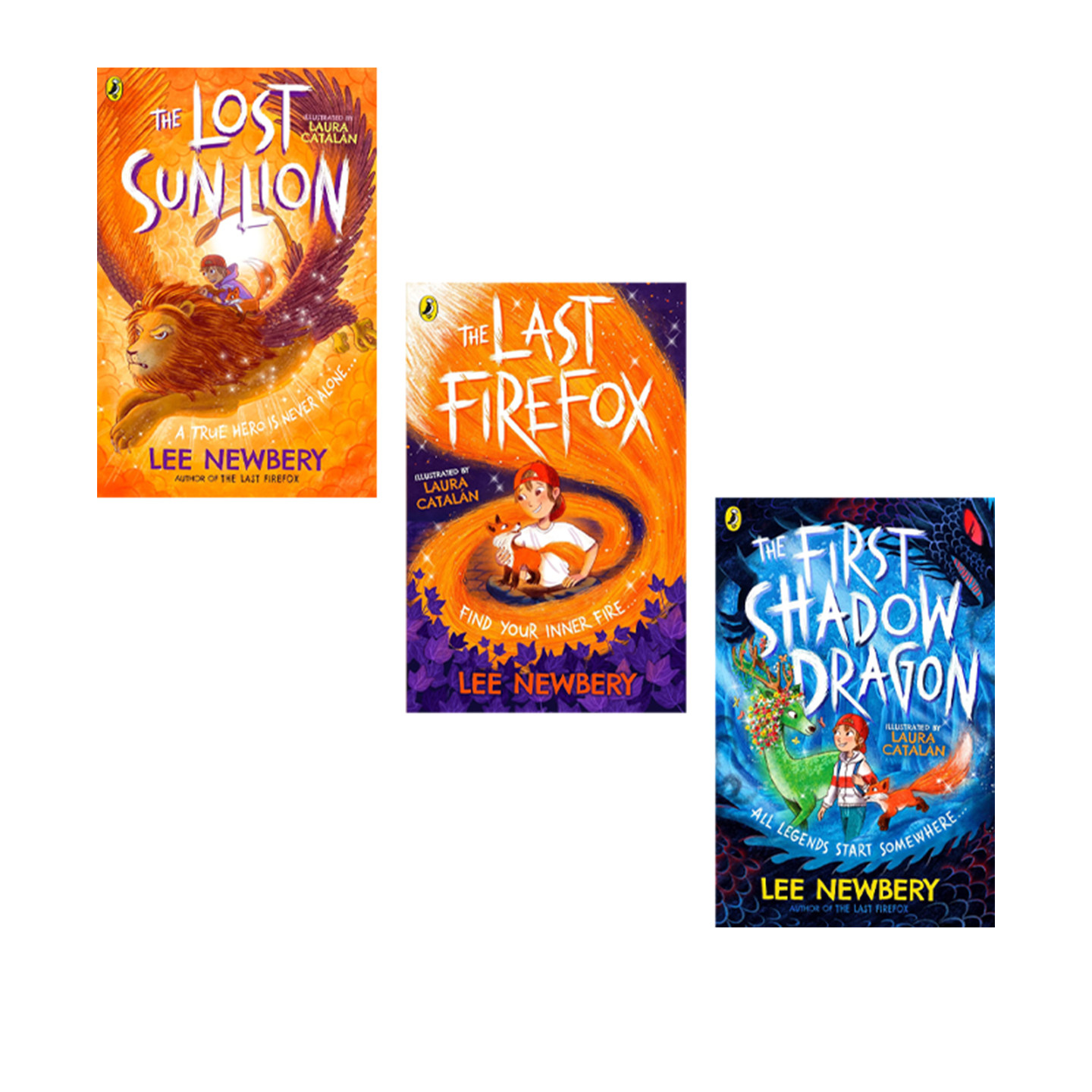 预售 英文原版 The Last Firefox 3册 The Lost Sunlion 魔法冒险 儿童插画桥梁章节