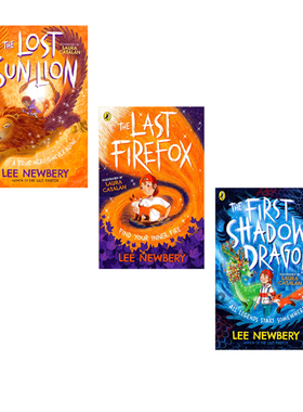 预售 英文原版 The Last Firefox 3册 The Lost Sunlion 魔法冒险 儿童插画桥梁章节