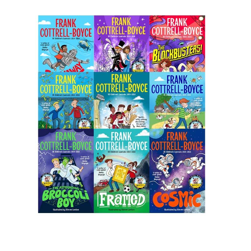 英文原版 The Astounding Broccoli Boy 致命框架 Framed Cosmic 英国儿童文学桂冠作家 Frank Cottrell Boyance 经典作品集