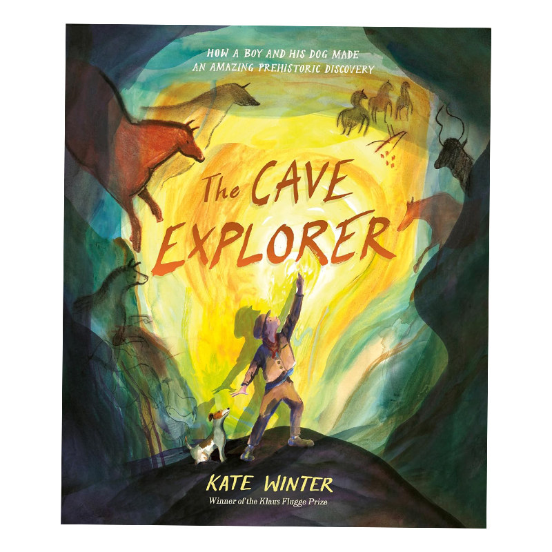 预售 英文原版 洞穴探险者 The Cave Explorer 精装绘本 带全景折叠页 Kate Winter