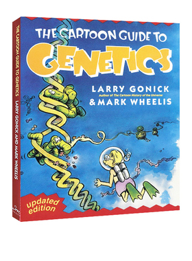 遗传学 The Cartoon Guide to Genetics爆笑科学漫画 英文原版高中大学教辅用书 课后阅读趣味英语科普读物 全美学校课外阅读