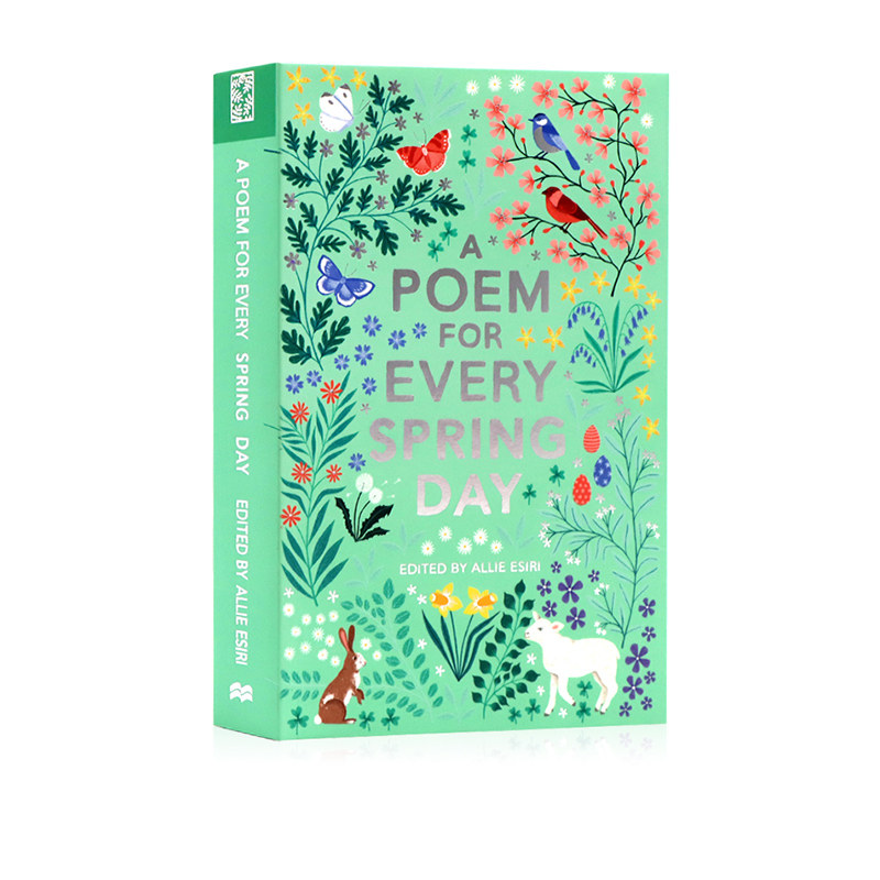 英文原版 a poem for every spring day 春日每天一首诗歌 每天一首诗