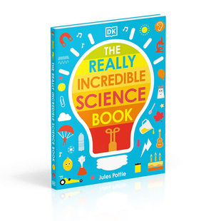 DK The Really Incredible Science Book 不可思议的科学实验 纸板翻翻书 立体操作书 儿童趣味科普认知图画书 DK百科书