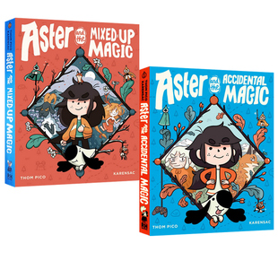 预售 英文原版 Aster Graphic Novel 2册 全彩漫画绘本图画书 魔幻冒险故事 图像式小说 儿童课外推荐阅读