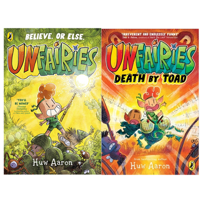 预售 英文原版 鲁莽的小仙子 Unfairies 2册 平装 儿童漫画故事绘本 爆笑全彩图画小说 搞笑幽默