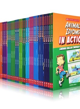 学乐 Scholastic In Action  Words/Idioms/Phrases  英文原版图解英语口语对话漫画 画里画外轻松学英语