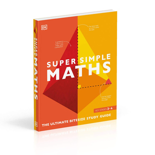 英文原版 DK Super Simple Maths 超级简单数学 儿童STEM创新思维培养读物 介绍数学概念 课外辅导读物