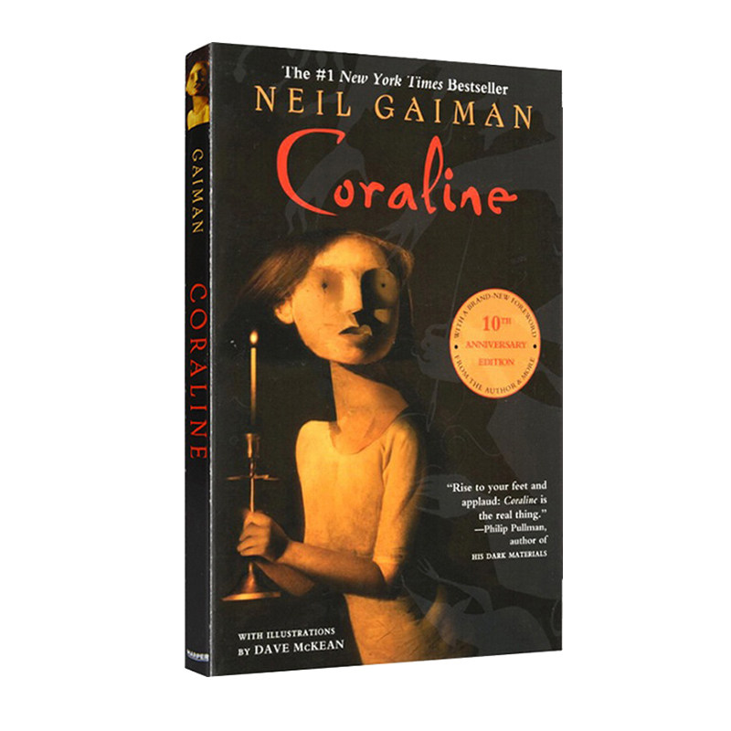 预售 英文原版 Coraline 鬼妈妈 Neil Gaiman 尼尔盖曼 雨果奖 星云奖小说 献给敢于面对世界的不完美而敢于奋斗的人 - 实物图