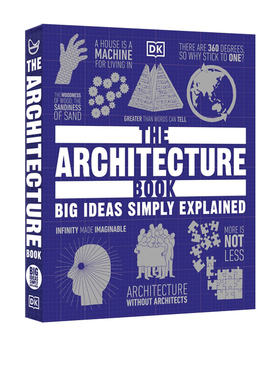 DK人类的思想百科丛书 The Architecture Book 建筑学图解 全彩精装 了解建筑的演变 英文原版