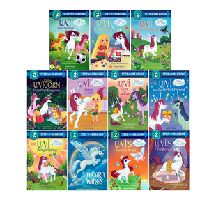 英文原版 Uni the Unicorn 独角兽尤尼 11册 Step into Reading L2 美国兰登经典分级读物