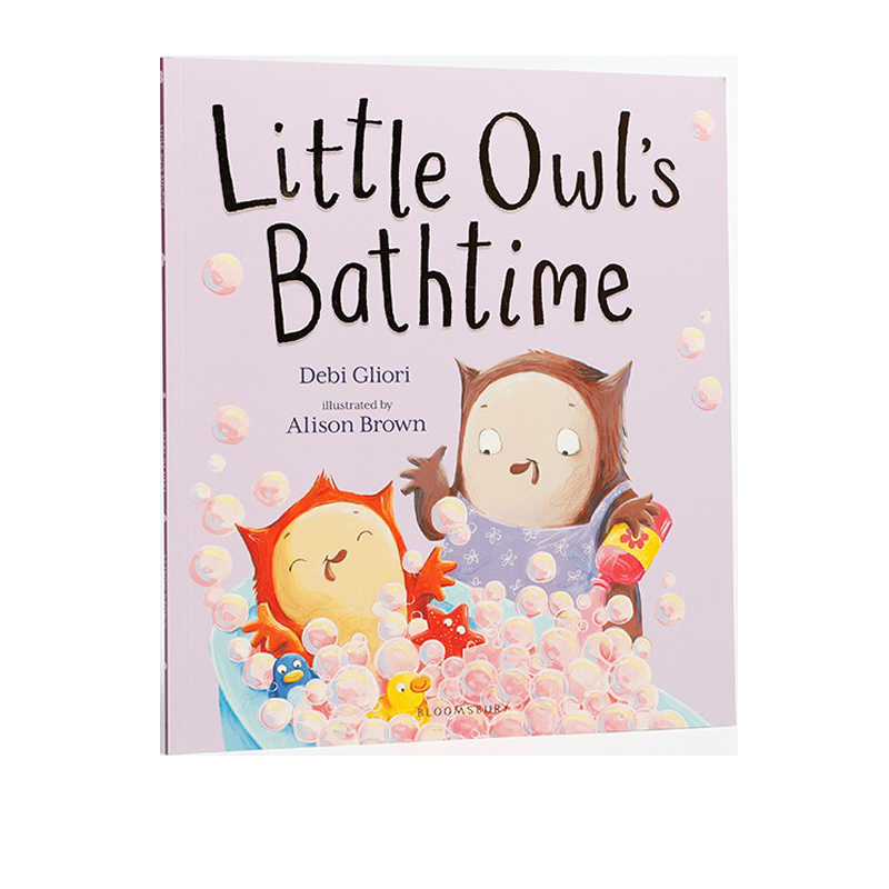 英文原版 Little Owl's Bathtime 小猫头鹰洗澡时间 Debi Gliori  儿童英语启蒙图画书 睡前故事读物