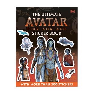 预售 英文原版 Avatar Fire and Ash Ultimate Sticker Book 阿凡达3火与烬 儿童绘本贴纸书 詹姆斯卡梅隆