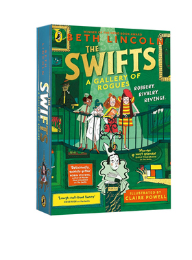 英文原版 斯威夫特一家2 儿童绘本故事书 8-12岁 Beth Lincoln 英文大开本 The Swifts: A Gallery of Rogues
