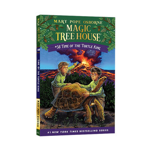 英文原版 #38 The Magic Tree House 神奇树屋 Time of the Turtle King 学生课外读物儿童桥梁章节书