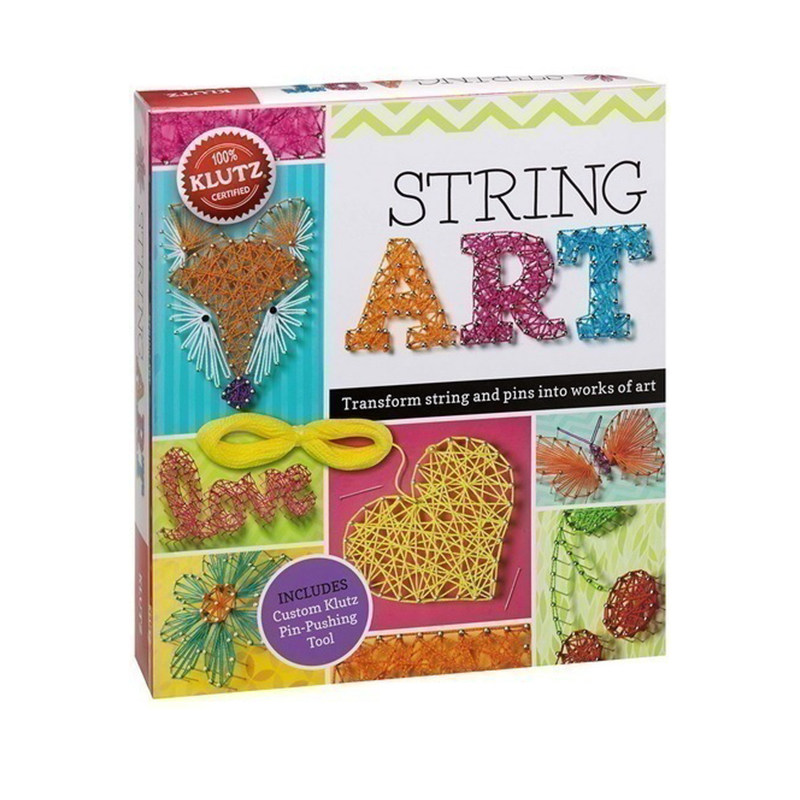 英文原版 Klutz String Art 丝线艺术 创意手工DIY 儿童益智图书玩具