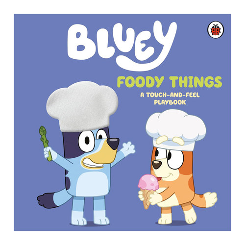 预售 Bluey: Foody Things 美食食物 小蓝狗布鲁伊触摸书  儿童启蒙故事绘本 英文原版