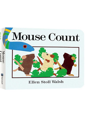 英文原版绘本 Mouse Count 老鼠数数 吴敏兰书单推荐绘本123  少儿儿童启蒙绘本 纸板书