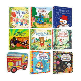 Usborne Little Board Book 童话故事 Baby'S Very First系列 纸板洞洞书 儿童英语启蒙认知 学习图画故事书