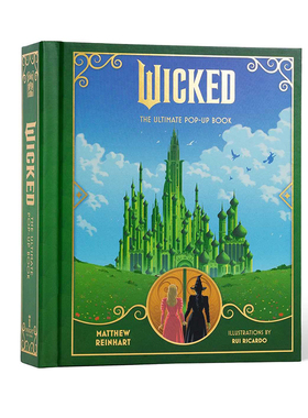 预售 魔法坏女巫 立体书 Wicked: The Ultimate Pop-Up Book 英文原版