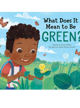 英文原版 What Does It Mean to Be Green? 绿色意味着什么 精装 知识科普绘本 想象创造力培养