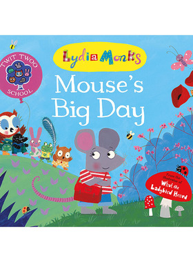 英文原版 Mouse's Big Day 老鼠的大日子 趣味故事图画书 儿童绘本 Lydia Monks 麦克米伦 Macmillan