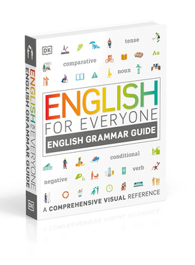 英文原版 DK新视觉 人人学英语 语法图解指南 English for Everyone Grammar Guide 日常综合训练单词词语参考书工具书