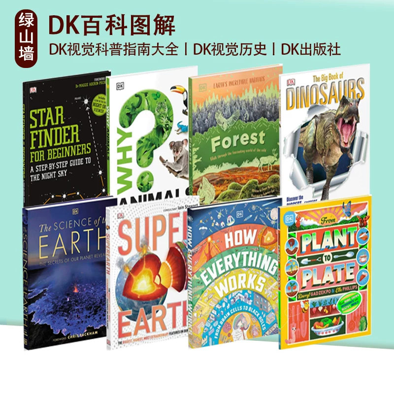 英文原版 DK幼儿百科全书系列 Knowledge Encyclopedia系列/My Very Important系列 精装 少儿科普 英语启蒙认知读物