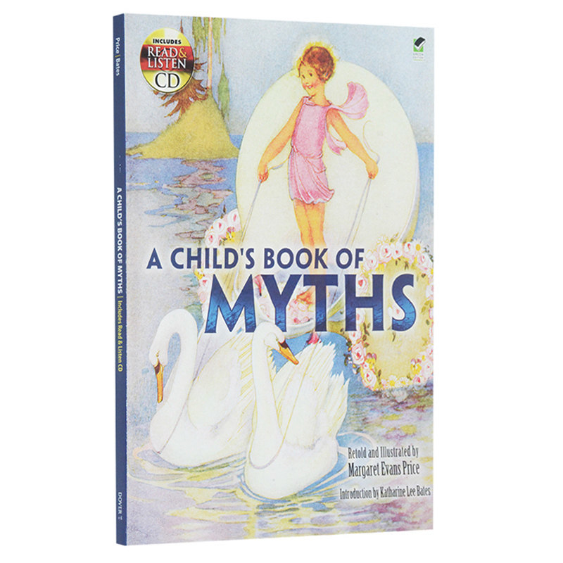 英文原版 A Child's Book of Myths 神话小说 附CD 儿童推荐课外阅读 Dover Children's Classics