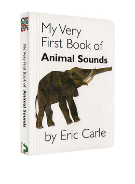 英文原版 My Very First Book of Animal Sounds 上下翻页配对纸板书 艾瑞卡尔 Eric Carle 低幼认知启蒙 亲子互动图画书