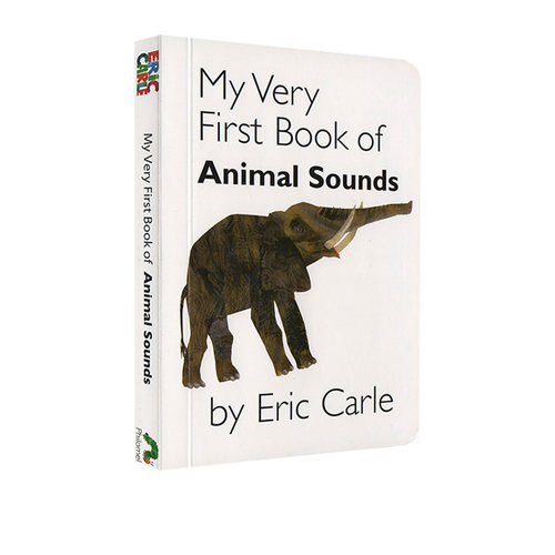 英文原版 My Very First Book of Animal Sounds 上下翻页配对纸板书 艾瑞卡尔 Eric Carle 低幼认知启蒙 亲子互动图画书