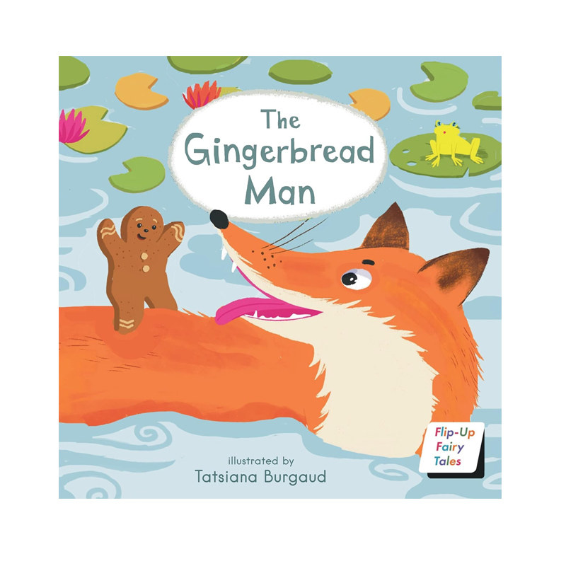 英文原版 Child's play 经典童话操作书 Gingerbread Man 姜饼人 童话故事翻翻书 传统故事绘本