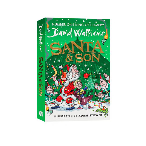 英文原版 David Williams 新作 Santa & Son 圣诞老人和儿子 圣诞节 大卫威廉姆斯幽默小说