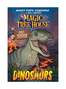神奇树屋小百科漫画版#1 Magic Tree House Fact Tracker Graphic Novel #1: Dinosaurs 儿童科幻全彩漫画