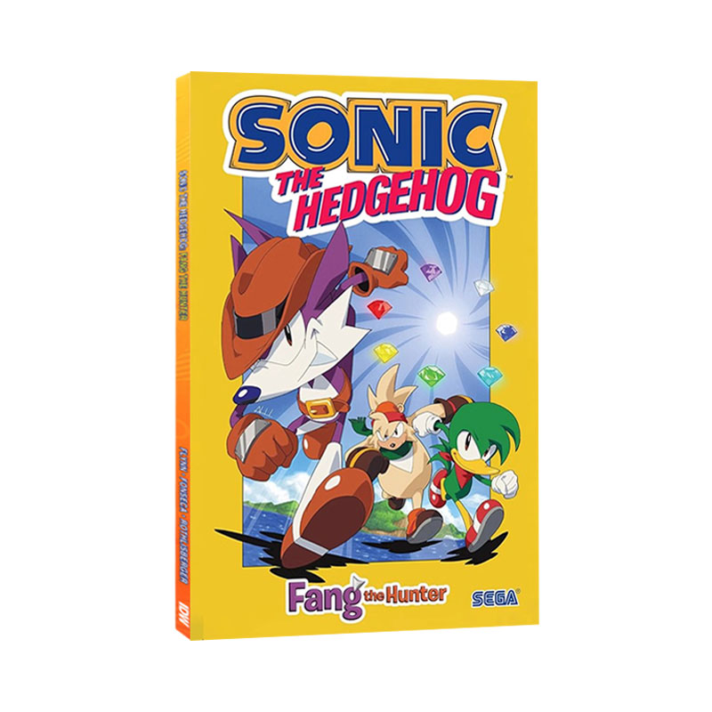 英文原版 刺猬索尼克 音速小子 猎人牙 Sonic The Hedgehog Fang the Hunter 青少年冒险漫画 Ian Flynn
