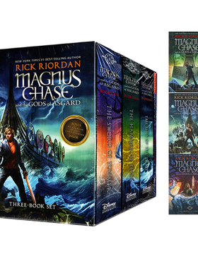 英文原版 波西杰克逊第四季 马格纳斯与仙宫之神 3册礼盒装 Percy Jackson Magnus Chase and the Gods of Asgard