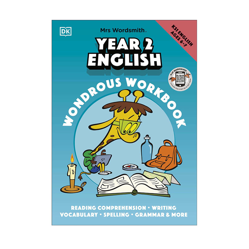 DK沃德史密斯夫人 Mrs Wordsmith 2年级 DK English Wondrous Workbook 6-7岁  英语练习册 儿童参考资料书