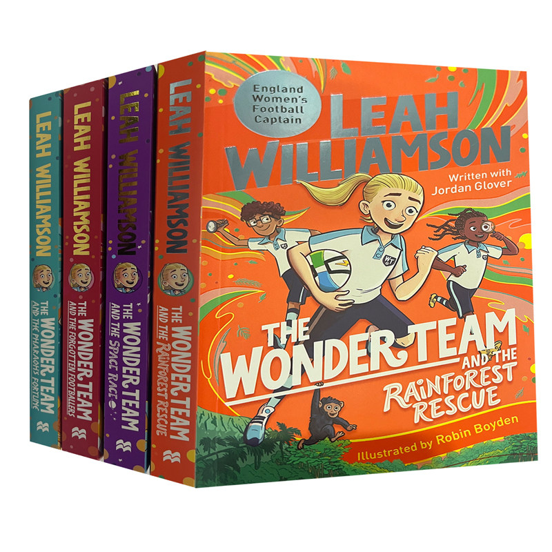 英文原版 奇迹球队与被遗忘的足球运动员 The Wonder Team and the Forgotten Footballers系列 4本套装 Leah Williamson