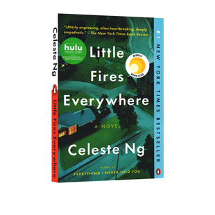 英文原版 LITTLE FIRES EVERYWHERE 小小小小的火 纽约时报畅销书 同名影视原著 无声告白作者伍绮诗新作 Celeste Ng