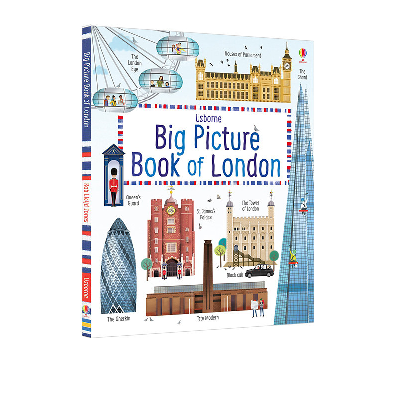 预售 英文原版 usborne big picture book of london 精装大开本 伦敦