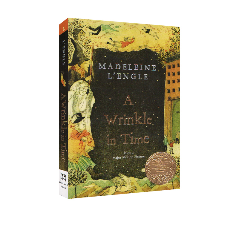 英文原版小说 A Wrinkle in Time 时间的皱折/皱纹 1963年纽伯瑞金奖 课外阅读梅格时空大冒险 关于爱宽容与坚持的书