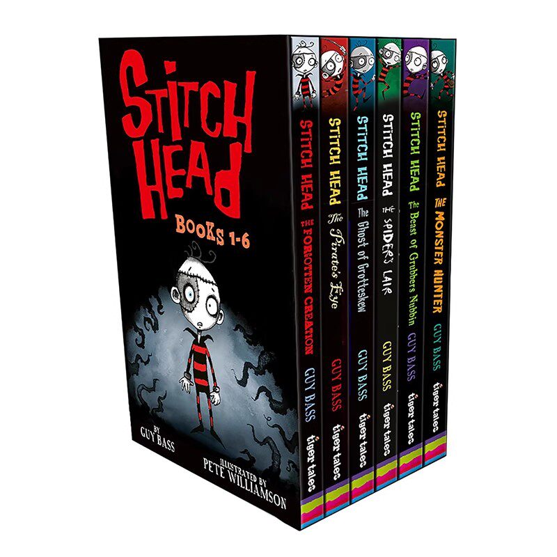 预售 英文原版 Stitch Head 6-Book Boxed Set 6册盒装 儿童冒险桥梁章节书 小学生课外阅读儿童读物