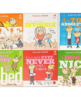 英文原版 Charlie & Lola 6 Copy Shrinkwrap 查理与劳拉 6册套装 儿童启蒙开发学习 格林纳威奖 亲子互动学习绘本 图画故事书