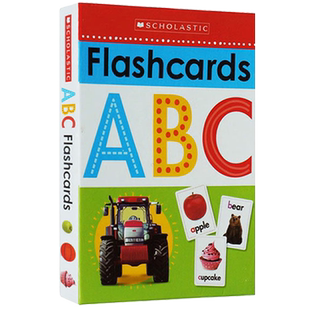 英文原版 Write and Wipe Flashcards ABC (Scholastic Early Learners) 学乐低幼启蒙早教 字母学习字卡