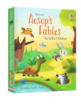 英文原版 尤斯伯恩 Usborne Aesop's Fables for Little Children 精装彩绘版 伊索寓言 儿童英语启蒙绘本图画书