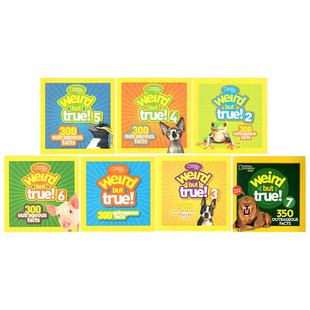 英文原版 Weird But True世界真奇妙系列 7册 中小学生英语课外扩展阅读读物 少儿科普百科全书图鉴书 美国国家地理