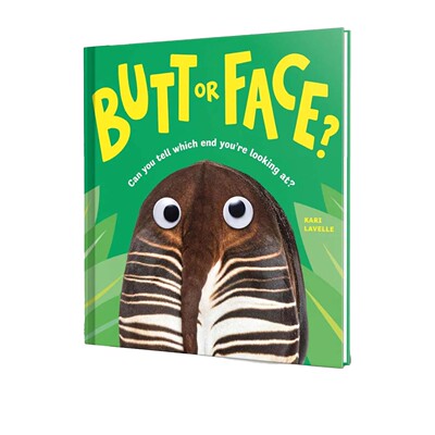 英文原版 Butt or Face?趣味动物猜谜精装绘本 儿童动物知识科普图画书 Sourcebooks